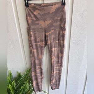 Lululemon Align Brown Camouflage Leggings